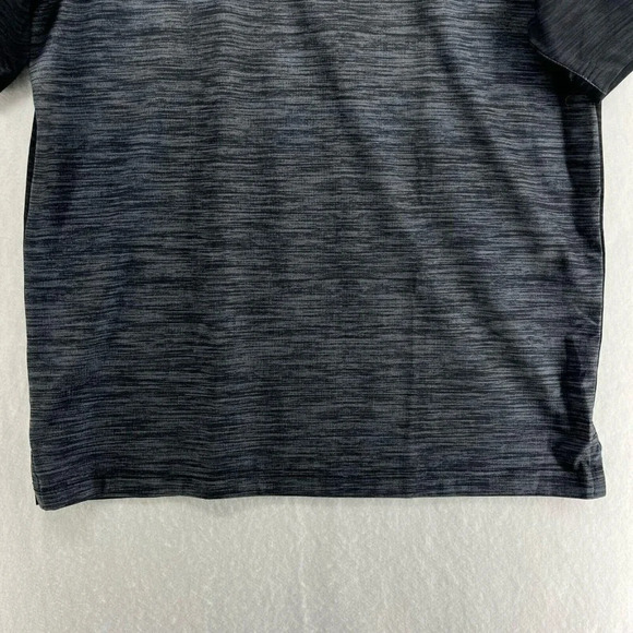 Ben Hogan Polo Shirt Mens Sz M Gray Striped Performance Golf Short Sleevess - Picture 12 of 14